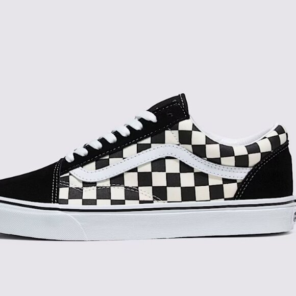 Vans Old Skool Black and White Check Unisex Tennis Shoes 8 Mens 9.5 Womens - Picture 1 of 5